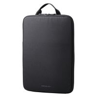 エレコム パソコンケース 14インチ ハンドル付 縦型 衝撃吸収 スリム 撥水加工 黒 ZSBーIBTHVP14BK 1個