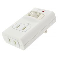 オーム電機 発煙ガードスイッチ付タップ 2個口 00-2591 1個（直送品）