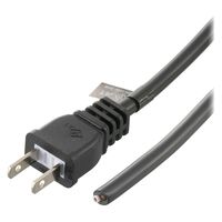 オーム電機 プラグ付き工具用コード 補修用 2m 06-5348 1個（直送品）