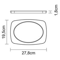 TRAMONTINA バーベキューボード&グリル 楕円 チーク 10239/638 1個（直送品）