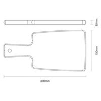 TRAMONTINA カッティングボード 手付小 13275/351 1枚（直送品）