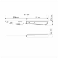 TRAMONTINA ロングナイフ ダーク 21109/094 1本（直送品）
