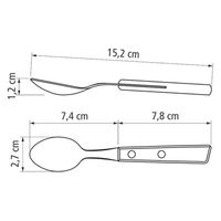 TRAMONTINA ティースプーン 22207/400 1本（直送品）