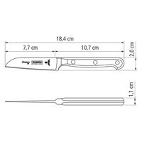 TRAMONTINA パーリングナイフ 24000/103 1本（直送品）