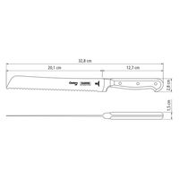 TRAMONTINA ブレッドナイフ 波刃 24009/108 1本（直送品）