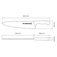 TRAMONTINA プロフェッショナルマスター 牛刀 12インチ 黒 24609/002 1本（直送品）