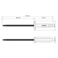 TRAMONTINA ナイフシャープナー 8インチ 24641/108 1本（直送品）