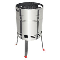 TRAMONTINA 炭火用 筒型バーベキューグリル TCP-400 26500/006 1台（直送品）