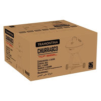 TRAMONTINA スフィア 炭火用BBQグリル 蓋&キャスター付 TCP-560L 26500/011 1台（直送品）