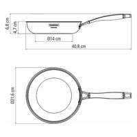 TRAMONTINA フライパン 20cm 1.20L 62155/200 1本（直送品）