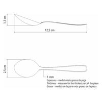 TRAMONTINA マレーシア ティースプーン 63902/070 1本（直送品）