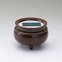 旭電機化成 自動消灯付 横置きの安心のお線香(中) ブラウン 線香型ライト ASE-4214DB 1個（直送品）