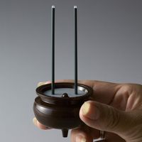 旭電機化成 安心のお線香ミニ(電池無) ブラウン 線香型ライト ASE-5201N DB 1個（直送品）