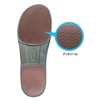 阪神素地 デッキソール 長靴 カーキ L GC-377 1足（直送品）