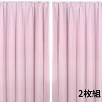 フォレストリンク 防炎遮光1級 カーテン 1000×1780mm ピンク cu1108bpi-100-178-2 1セット(2枚入)（直送品）