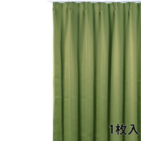 フォレストリンク 防炎遮光1級 カーテン 2000×1780mm グリーン cu1108leaf-200-178-1 1枚（直送品）