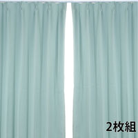フォレストリンク 防炎遮光1級 カーテン 1500×1780mm グリーン cu1108lime-150-178-2 1セット(2枚入)（直送品）