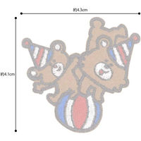 パイオニア SWIMMER ワッペン シール・アイロン接着 縦約41mmx幅約43mm AIP400-AIP06 1セット(3袋)（直送品）