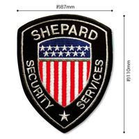 パイオニア ワッペン アイロン接着「ビッグアメリカン」 BW003-05058 1セット(3袋)（直送品）