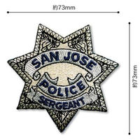 パイオニア ワッペン アイロン接着「ビッグアメリカン」 BW003-05068 1セット(3袋)（直送品）