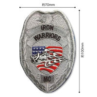 パイオニア ワッペン アイロン接着「ビッグアメリカン」 BW003-05073 1セット(3袋)（直送品）