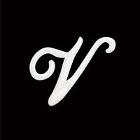 パイオニア アルファベット 花文字ワッペン「V」 E81-08052 1セット(3袋)（直送品）