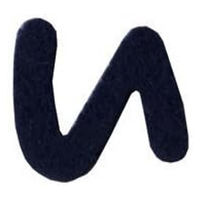 パイオニア 文字シールワッペン ひらがな 紺 「あ」 E86-86001 1セット(5枚)（直送品）