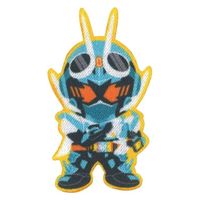 仮面ライダーガッチャード ワッペン 1個入 縦45mm×横26mm シール・アイロン 両用 接着 IM380-IM21 1セット(3袋)（直送品）