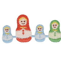 パイオニア 16539 シールワッペン 「マトリョーシカ」 LS100-16539 1セット(3袋)（直送品）