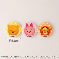 パイオニア ボタン ディズニー ツムツム プー ピグレット ティガー MY3801-MY377 1セット(3袋)（直送品）