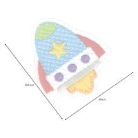 パイオニア ワッペン 宇宙シリーズ「ロケット」 ORG350-23033 1セット(3袋)（直送品）