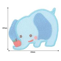 パイオニア ワッペン(ぞうさん) アイロン接着OK ORG350-23082 1セット(3袋)（直送品）