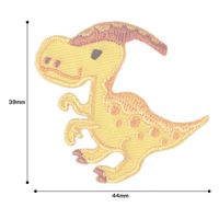 パイオニア ワッペン(パラサウロロフス) アイロン接着OK ORG350-23084 1セット(3袋)（直送品）
