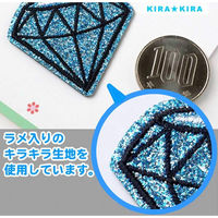 パイオニア キラキラロゴワッペン ダイヤ アイロン接着ワッペン ORG350-23137 1セット(3袋)（直送品）