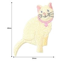 パイオニア ワッペン ねこ ORG350-23411 1セット(3袋)（直送品）