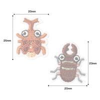 パイオニア ワッペン 2個付 「昆虫」 ORG350-23419 1セット(3袋)（直送品）