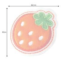 パイオニア ふわふわワッペン【いちご】 アイロン接着 ORG380-23183 1セット(3袋)（直送品）