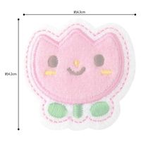 パイオニア ふわふわワッペン【ちゅうりっぷ】 アイロン接着 ORG380-23184 1セット(3袋)（直送品）