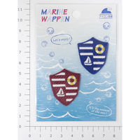 パイオニア アイロン接着 マリンワッペン マリンエンブレム A R348-34836 1セット(3袋)（直送品）