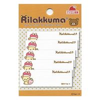 パイオニア コリラックマ ネームラベル 幅約6cm 縦約2cm 5枚入り RK303-RK43 1セット(3袋)（直送品）