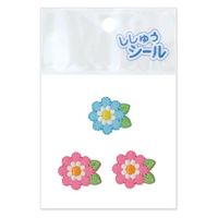 パイオニア つくつく シールワッペン フラワー(お花) S130-13139 1セット(3袋)（直送品）
