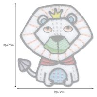 パイオニア パイオニアオリジナルシリーズ アイロン接着ワッペン 「ライオン」 WB352-23022 1セット(3袋)（直送品）