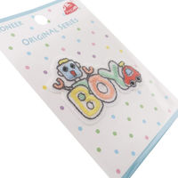 パイオニア [ワッペン]アイロン ワッペン/BOY WB400-23008 1セット(3袋)（直送品）