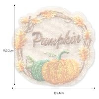 パイオニア ナチュラルワッペン「Pumpkin」かぼちゃ WB400-23012 1セット(3袋)（直送品）