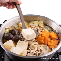 貝印 穴あき お玉 レードル ミニ ナイロン製 ベージュグレー 000DE6333 1個