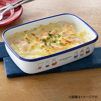 富士ホーロー 浅型 角容器 L 琺瑯 1.6L ミッフィー 70周年 MF70ーL 1個