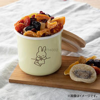 富士ホーロー キャニスター 琺瑯 9cm ペールグリーン ミッフィーパステル MFPー9CN.PG 1個