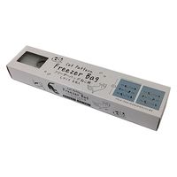 フリーザーバッグ L 約28×27cm ねこ柄 食品保存袋 小分け袋 冷凍・冷蔵対応 1セット（1箱（6枚入）×10）まるき