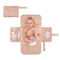 Tiny Twinkle マットにもなるおむつポーチ Rainbow おむつ替えにこれひとつ 0ヶ月から 1個