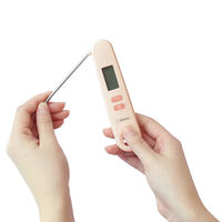 ドリテック 折りたためるクッキング温度計 ピンク Oー903PK 1個